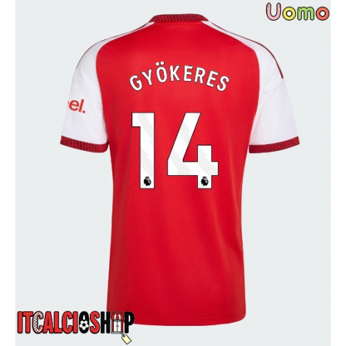 Arsenal Viktor Gyokeres #14 Prima Maglia 2026-27 Manica Corta